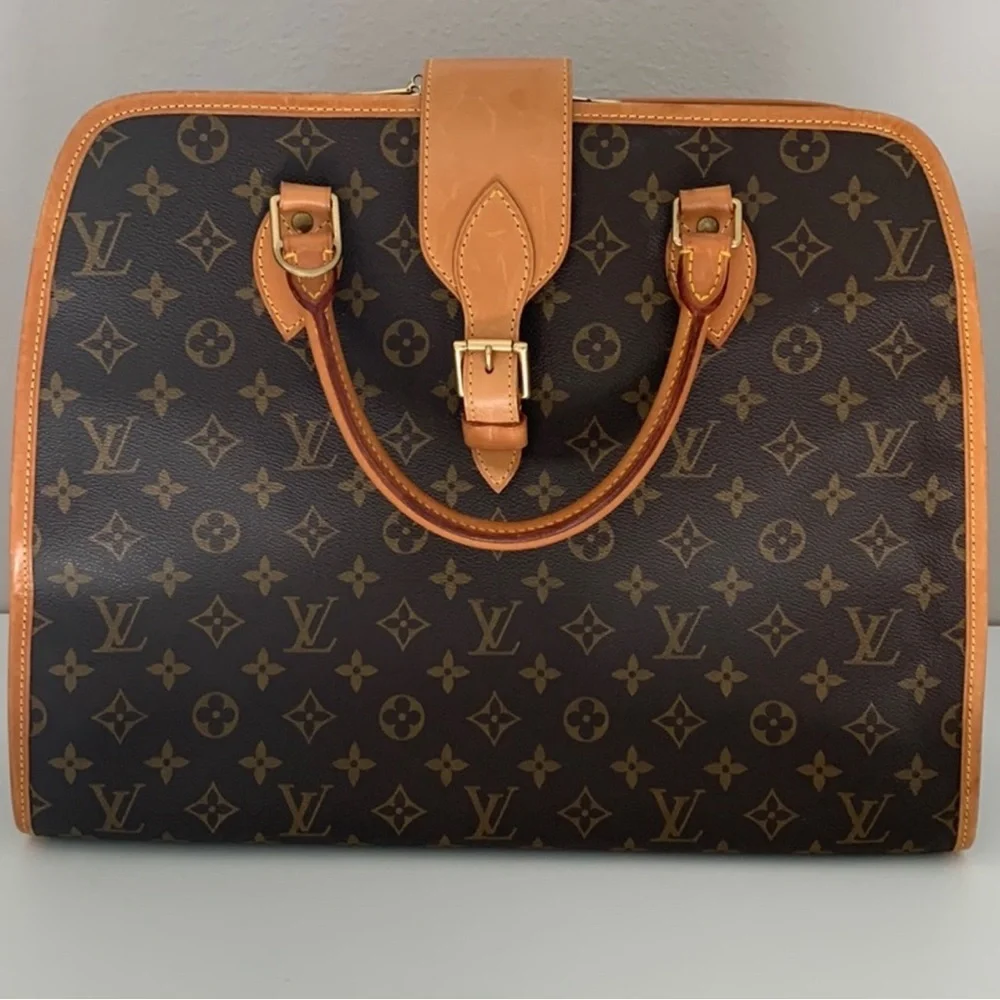 Louis Vuitton Monogram Rivoli Briefcase Laptop Handbag